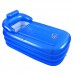 Bathtubs Freestanding Inflatable Bath Tub Adult Tub Stylish Home Bath Comfortable Folding Bath Tub Inflatable Relieve Fatigue (Color : Blue) - B07H7JHKQ9